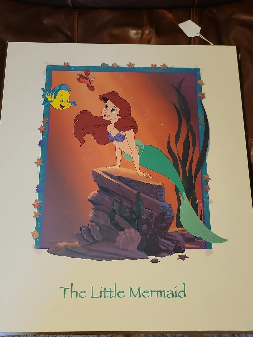 Disney Ariel Wall Art - Green & Orange